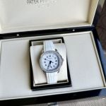AAA Replica New Patek Philippe  Aquanaut 5268/200R-010 Diamond Bezel Quartz Watch